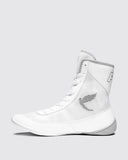 FLY TEMPEST BOXING BOOTS- WHITE/SILVER