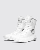FLY TEMPEST BOXING BOOTS- WHITE/SILVER