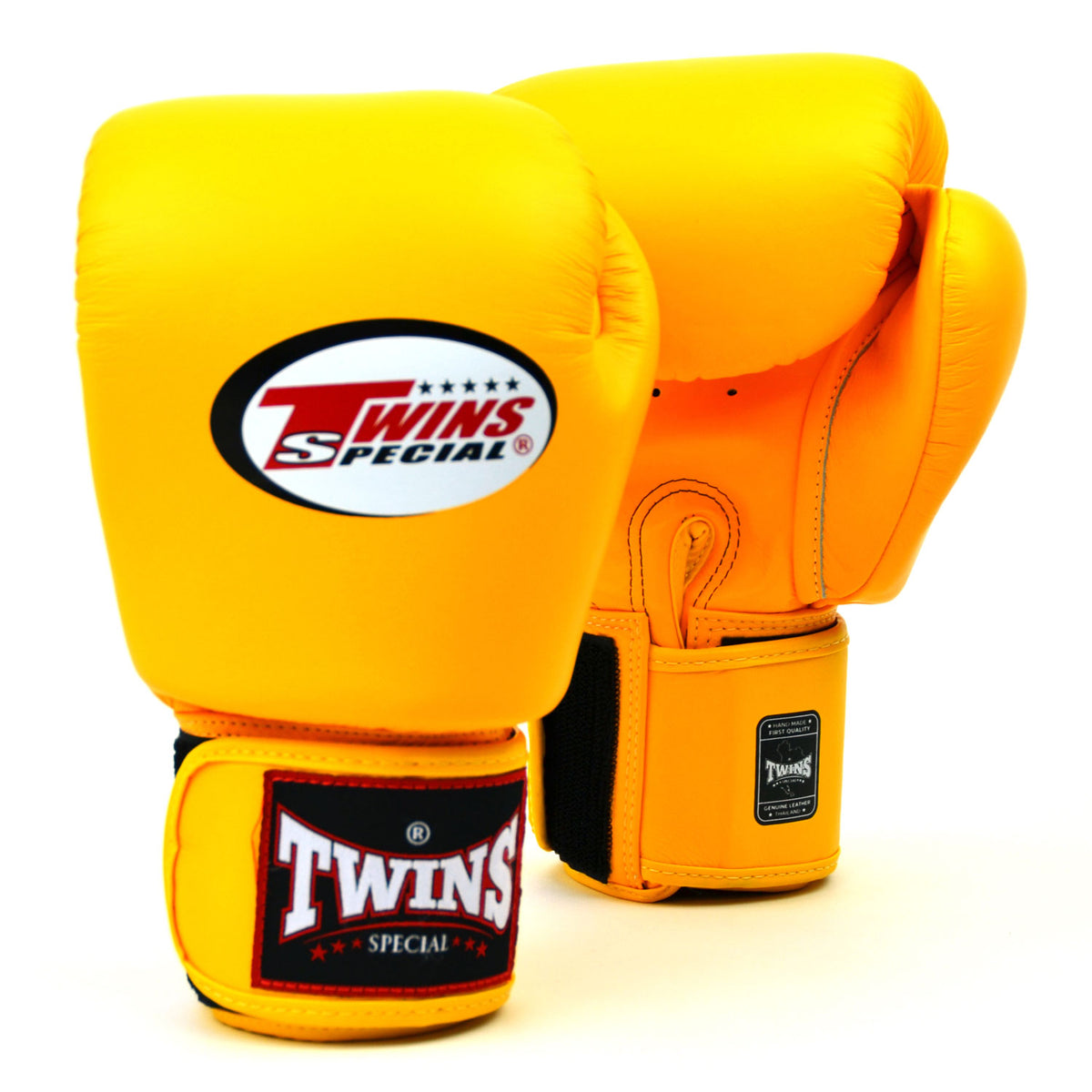 TWINS MUAY THAI BOXING GLOVES BGVL3 VELCRO - YELLOW – Champs Bxing ltd