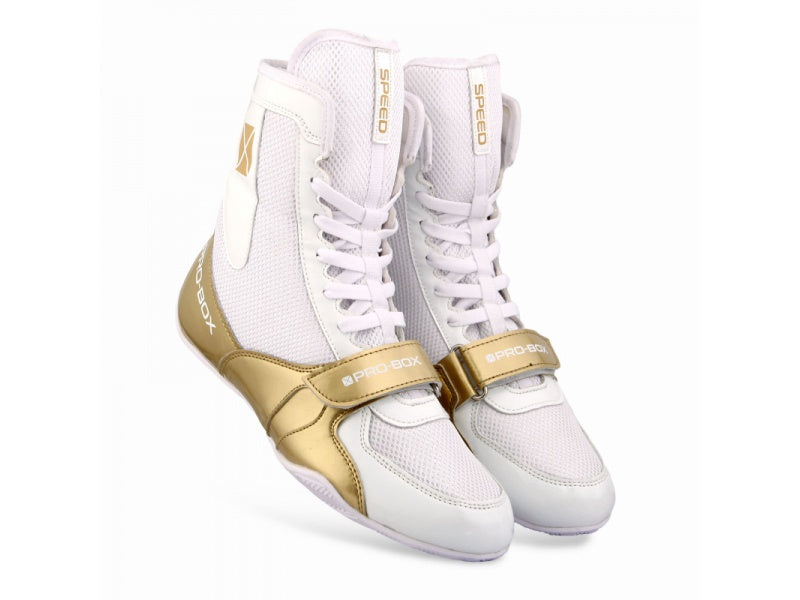 PRO BOX SPEEDLITE -WHITE/GOLD  Champs Bxing ltd