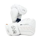 RIVAL RB10 INTELLI-SHOCK BAG GLOVES-WHITE