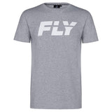 FLY BIG LOGO GREY TEE-GREY