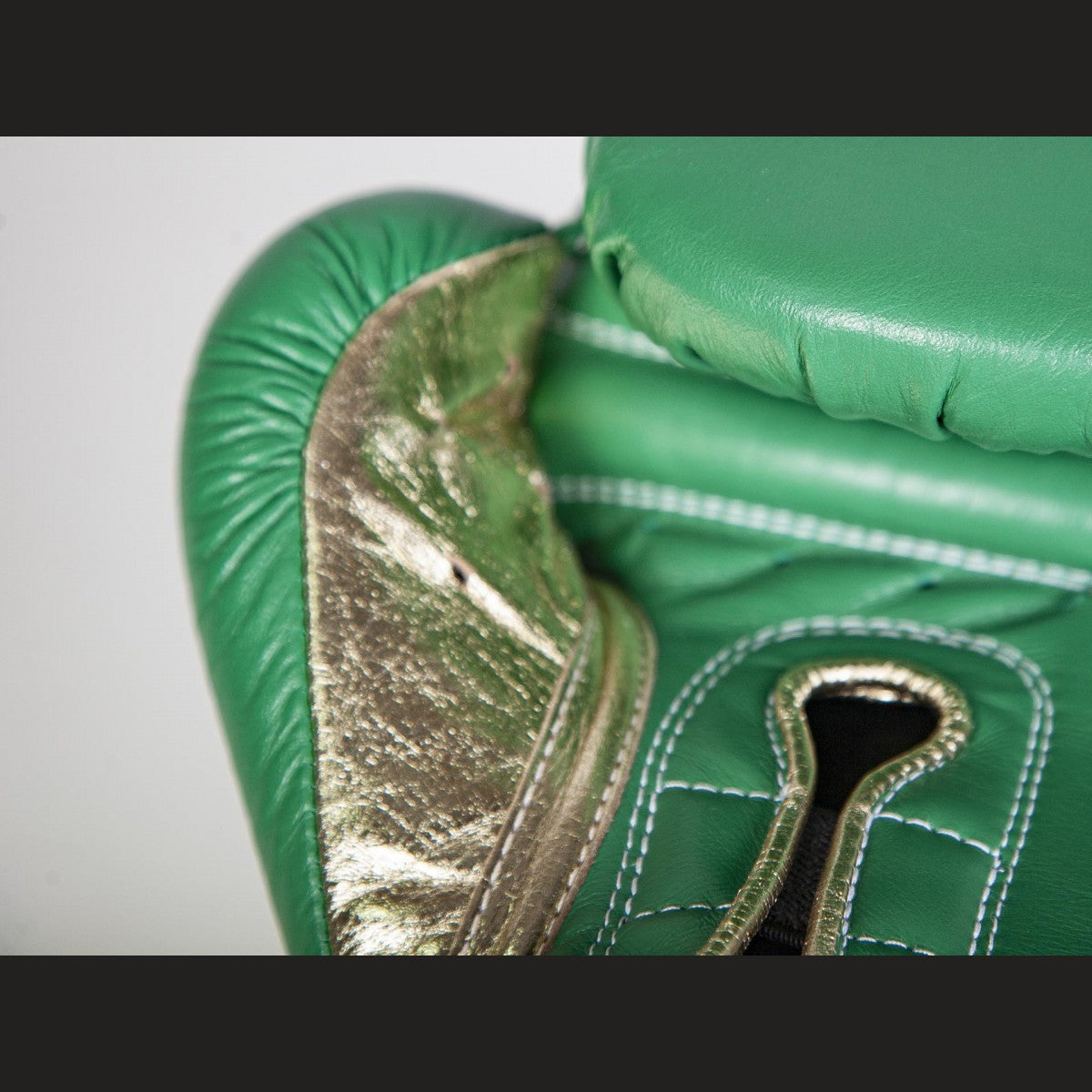 PAFFEN SPORT "TYSON FURY" PRO WIDE VELCROGREEN/GOLD Champs Bxing ltd