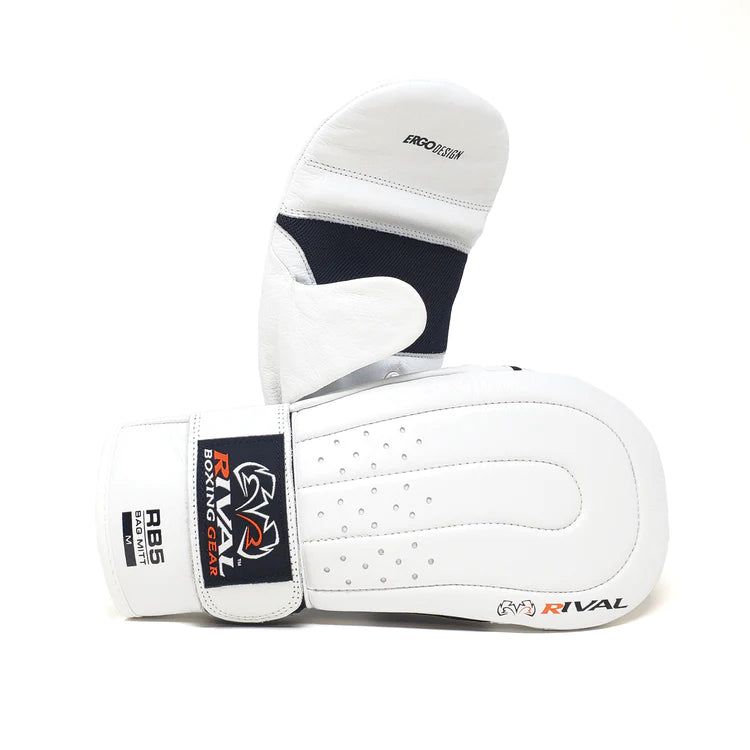 RIVAL RB5 BAG MITTS white – Champs Bxing ltd