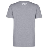 FLY BIG LOGO GREY TEE-GREY