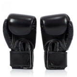 BGV1-B Fairtex Black Breathable Boxing Gloves