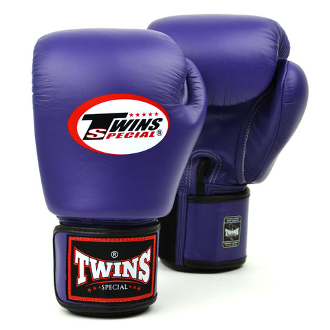 Twins Purple Velcro Boxing Gloves BGVL3