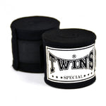 Twins 5m Black Premium Elastic Handwraps CH5