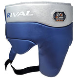 RIVAL RNFL100 PROFESSIONAL KIDNEY GROIN PROTECTOR-BLUE/SILVER