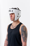 STING ORION GEL OPEN FACE HEADGUARD-WHITE