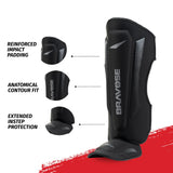 BRAVOSE MMA SHIN GUARD-BLACK