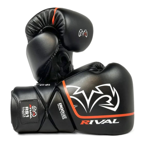 RIVAL RS1 SPARRING GLOVES 2.0 LACE  ultra black