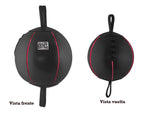 Cleto Reyes Round double end bag – black leather