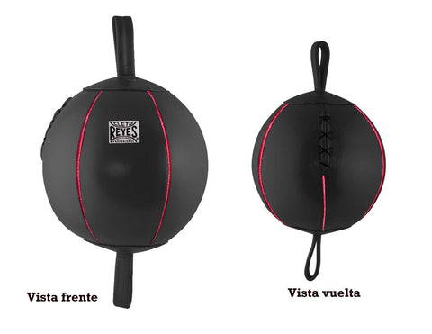 Cleto Reyes Round double end bag – black leather