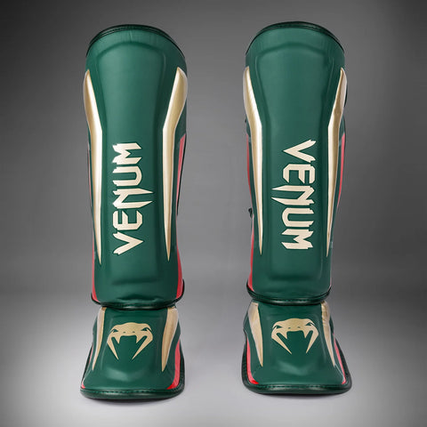 VENUM ELITE SHIN GUARDS - GREEN SPECIAL EDITION