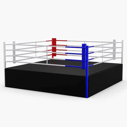 CHAMPS BXING HIGH PLATFORM COMPETITION BOXING RING - BLACK