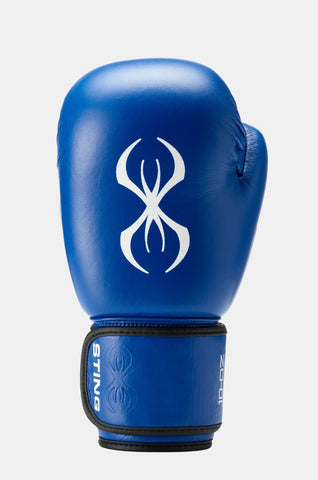 STING COMPETITION APPROVED BOXING GLOVES BLUE – Champs Bxing ltd