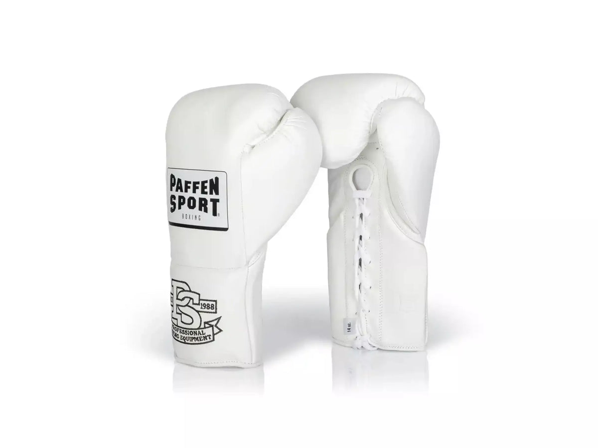 Guanti Boxe Paffen Sport Pro Klett, Pelle Nera, Per Sparring E MMA, Unisex, Nuovi - Foto 4
