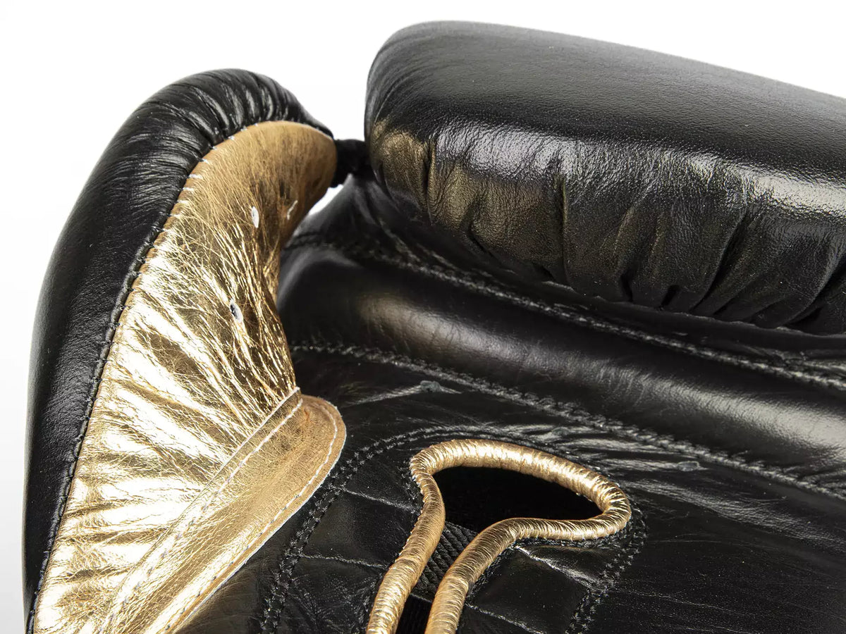 Paffen Sport Guantoni da boxe «PRO KLETT» in vera pelle per allenamento e sparring nelle arti marziali - oro/bianco - 10oz Paffen Sport Guantoni da boxe «PRO KLETT» in vera pelle per allenamento e sparring nelle arti marziali - oro/bianco - 10oz