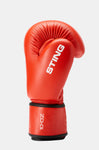 STING COMPETITION APPROVED BOXING GLOVES - RED