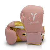 ARES SPECIALE LACE UP BOXING GLOVE - PINK