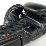 RIVAL RS1 SPARRING GLOVES 2.0 LACE ULTRA-BLACK