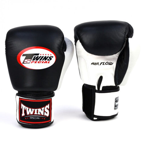Twins Air Flow Boxing Gloves Black-White-Red