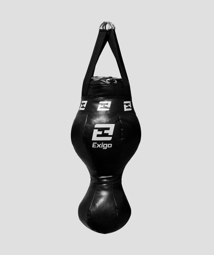 EXIGO® CONTENDER 20KG SYNTHETIC LEATHER 3 IN 1 PUNCH BAG - BLACK