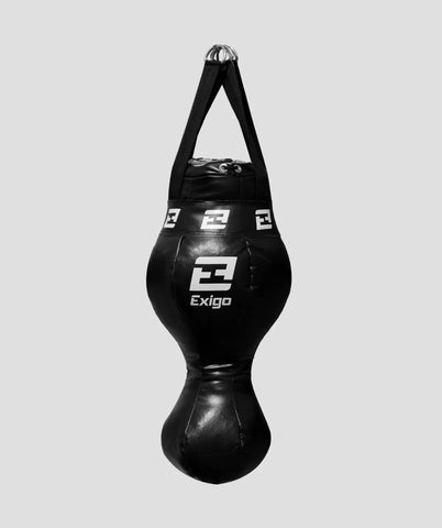 EXIGO® CONTENDER 20KG SYNTHETIC LEATHER 3 IN 1 PUNCH BAG - BLACK
