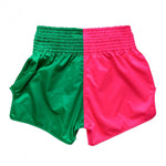 FAIRTEX SHORTS-PINK/GREEN