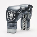 LEONE BOXING GLOVES AUTHENTIC 2-silver