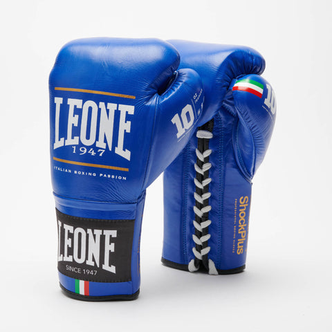 LEONE SHOCK PLUS BOXING GLOVES-BLUE