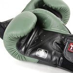 Twins Olive Green-Black Deluxe Sparring Gloves BGVL6