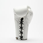 LEONE ORLANDO CLASSICO BOXING GLOVES LACES-WHITE