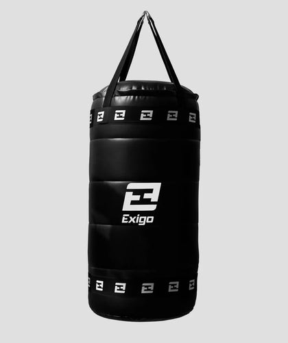 EXIGO® CONTENDER 4ft 65kg QUILTED SYNTHETIC LEATHER PUNCH BAG - BLACK