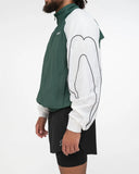 BOXRAW TUNERO SHELL TRACK JACKET - GREEN/WHITE