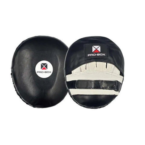 PRO BOX LEATHER AIR FOCUS PADS-BLACK/WHITE