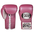CLETO REYES SAFETEC PRO FIGHT GLOVE LACE - PINK/WHITE