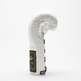 LEONE ORLANDO CLASSICO BOXING GLOVES LACES-WHITE