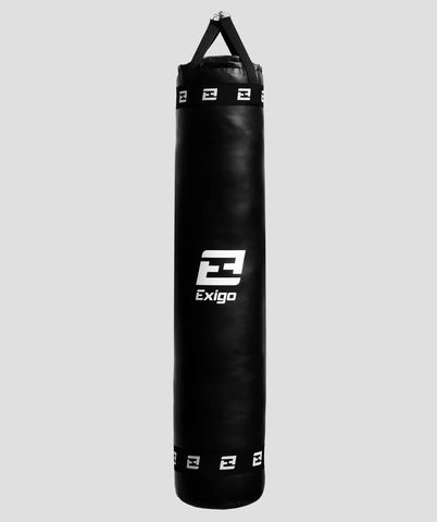 EXIGO® CONTENDER 6FT 45KG SYNTHETIC LEATHER PUNCH BAG - BLACK