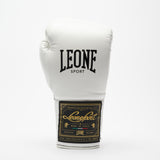 LEONE ORLANDO CLASSICO BOXING GLOVES LACES-WHITE