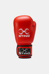 STING AIBA COMPETITION VELCRO-RED