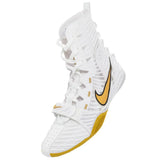 NIKE HYPERKO 3 BOXING BOOTS - WHITE/GOLD