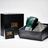 LEONE ROMEO VINTAGE BOXING GLOVES LACES-green