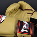 Twins Latte Velcro Boxing Gloves BGVL3