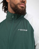 BOXRAW TUNERO SHELL TRACK JACKET - GREEN/WHITE