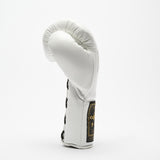 LEONE ORLANDO CLASSICO BOXING GLOVES LACES-WHITE