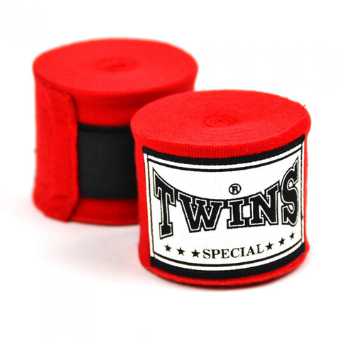 Twins 5m Red Premium Elastic Handwraps CH5