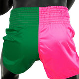 FAIRTEX SHORTS-PINK/GREEN