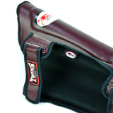 TWINS DOUBLE PADDED SHIN PADS-MAROON